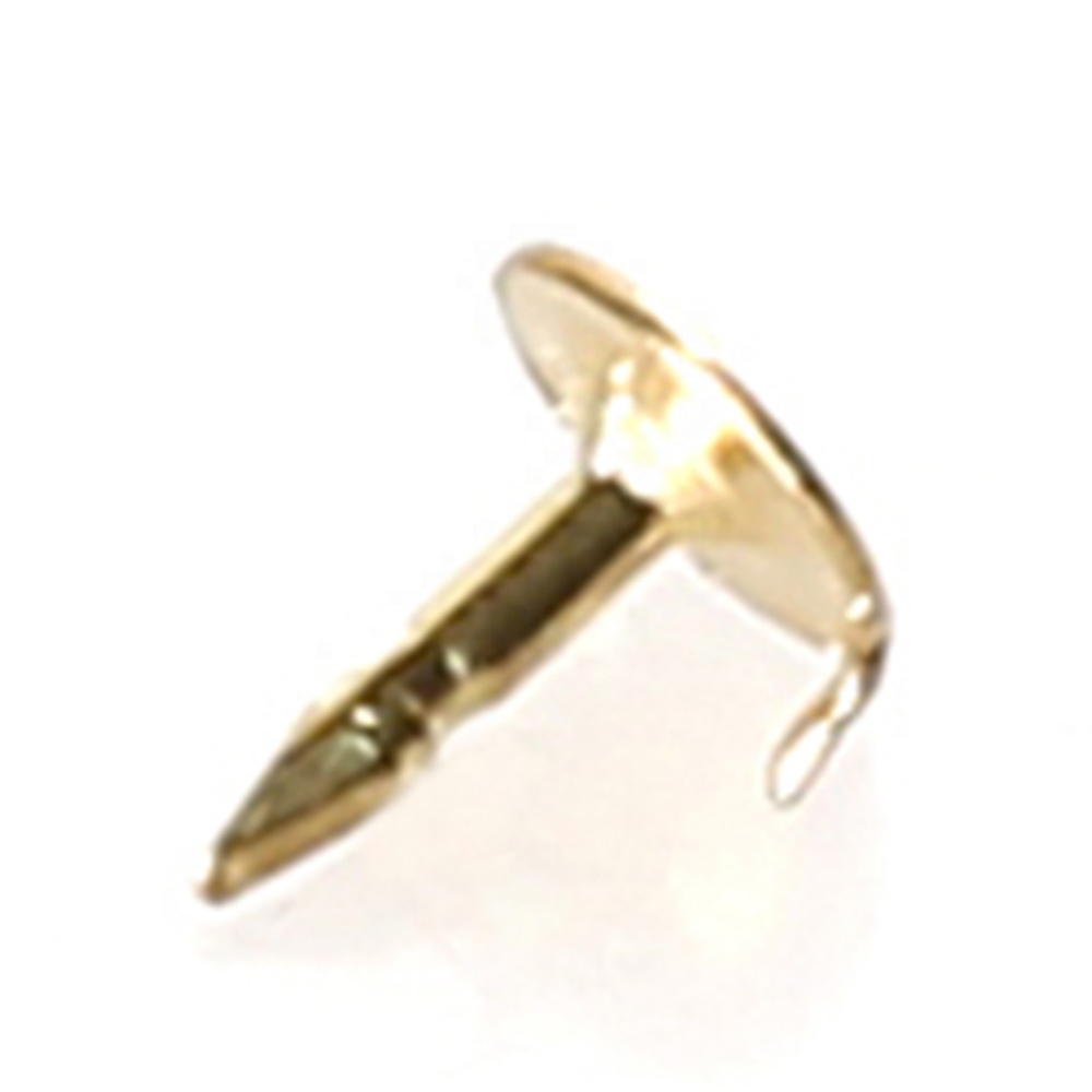 6mm Solid Brass Tie Tack Blank Pin For Clutch Back