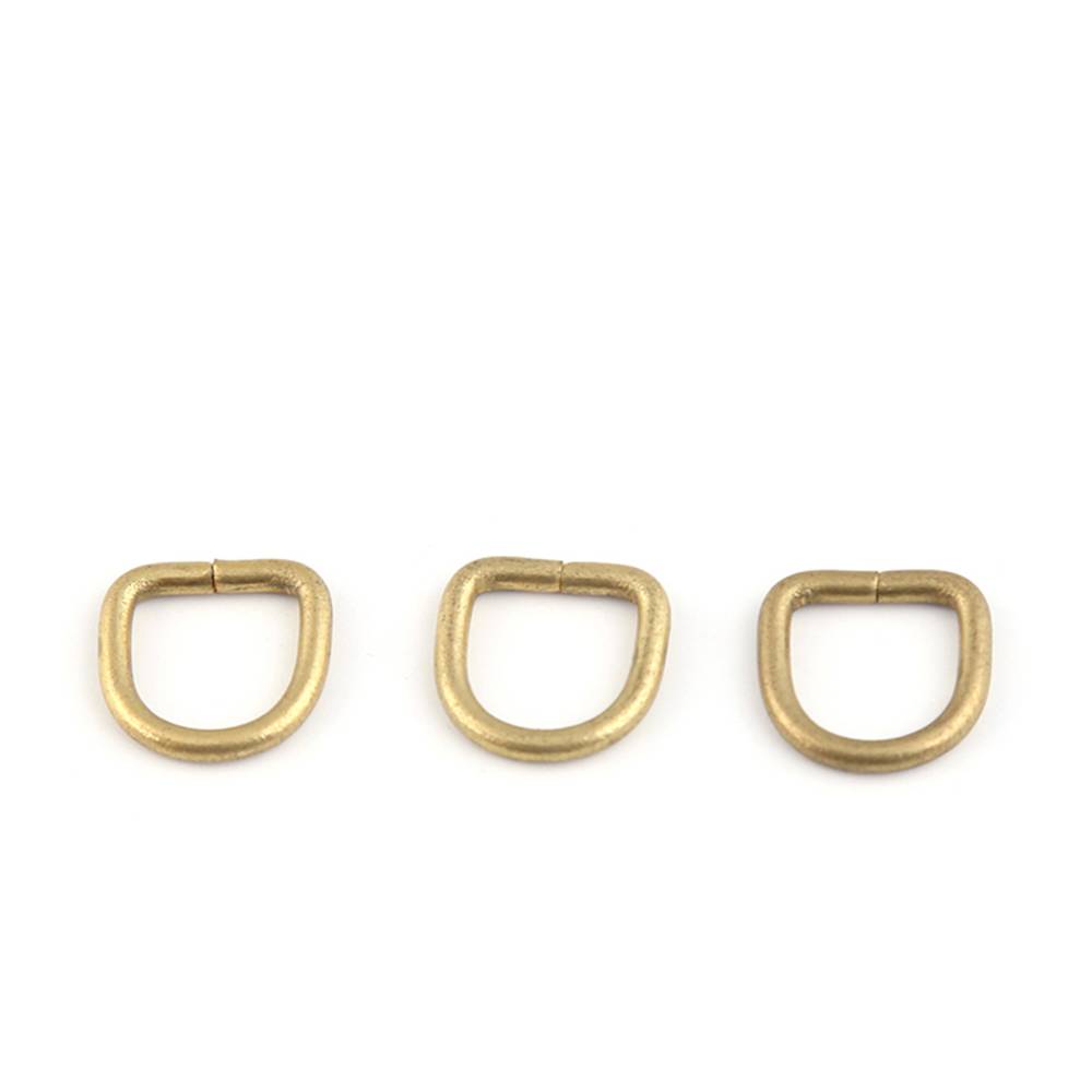 Wholesale Hardware Bag Accessories D Shaped Metal Brass Ring Belt Buckle